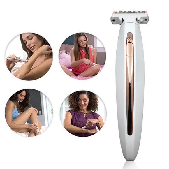 Electric Lady Shaver Razor Flawless Body Hair Shaver Painless Bikini Trimmer USB Rechargeable Fast Hair Shaving Machine