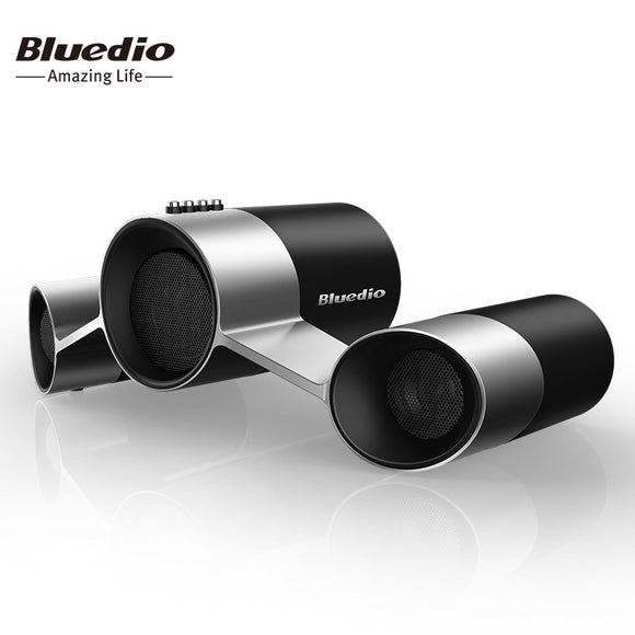 Bluedio US Wireless Home Audio Speaker System Patented Three Drivers Bluetooth speakers with Microphone Bass 3D Sound Surround