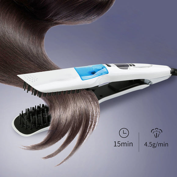 Hair Straightener Comb Iron Brush Auto Fast Hair Comb Clamp Massager Tools